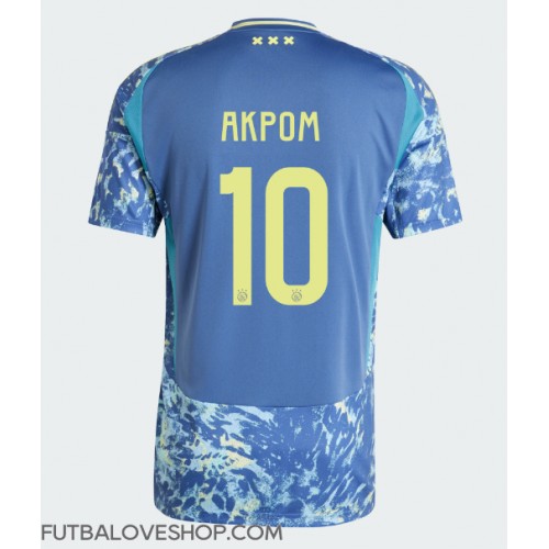 Dres Ajax Chuba Akpom #10 Preč 2024-25 Krátky Rukáv